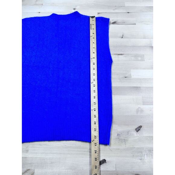 Nordstrom Point Of View Angora Rabbit Hair Lambs Wool Sweater Vest Women Small - Picture 5 of 6